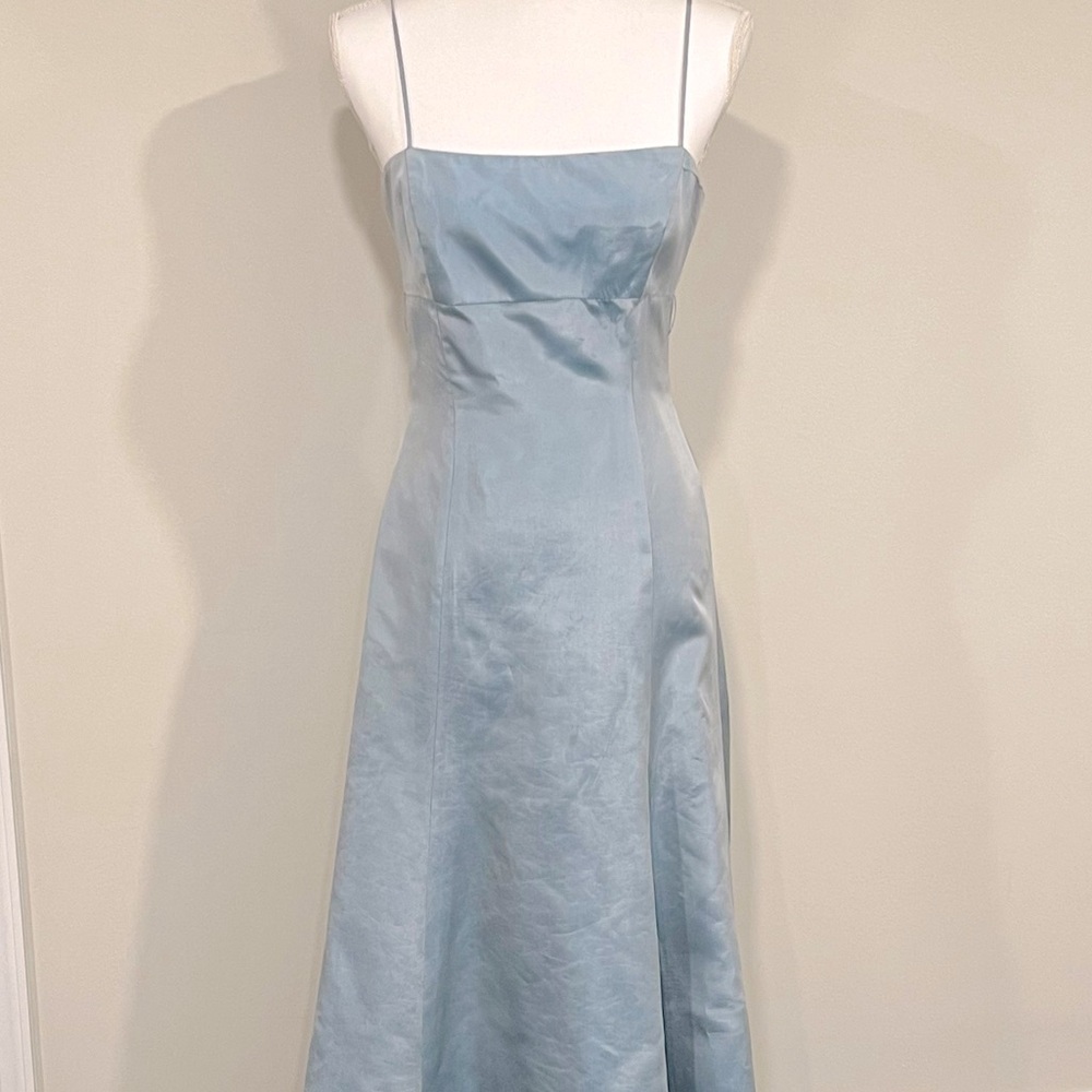 Vera Wang formal a-line gown, light blue. Size 2.